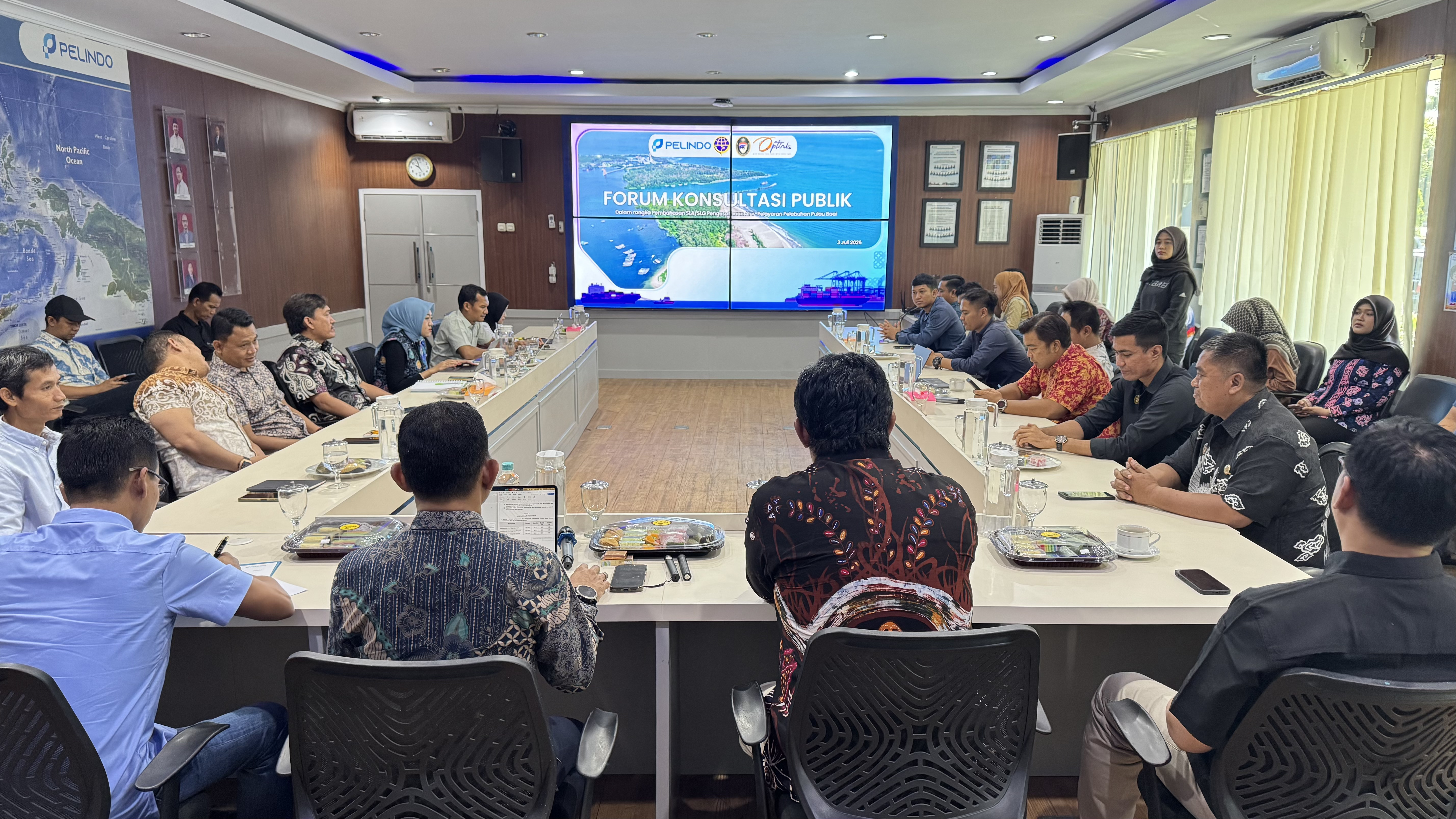 KSOP Kelas III Pulau Baai Gelar Forum Konsultasi Publik Bahas Service Level Agreement (SLA) dan Service Level Gurantee (SLG) Pengusahaan Alur_Pelayaran Pulau Baai